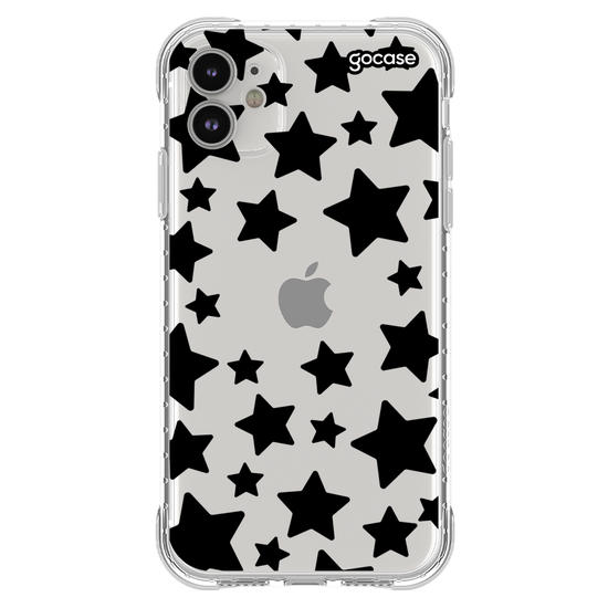 Capinha para celular Iniciais Mini Stars Pattern