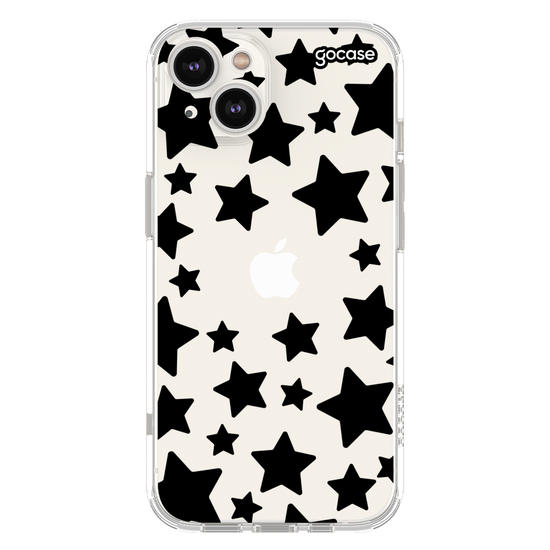 Capinha para celular Iniciais Mini Stars Pattern