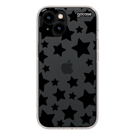Capinha para celular Iniciais Mini Stars Pattern