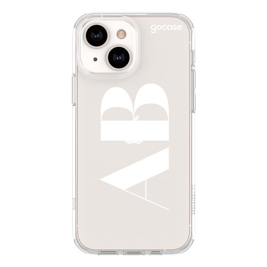 Capinha para celular Iniciais Soft Clean