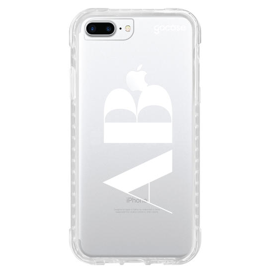 Capinha para celular Iniciais Soft Clean