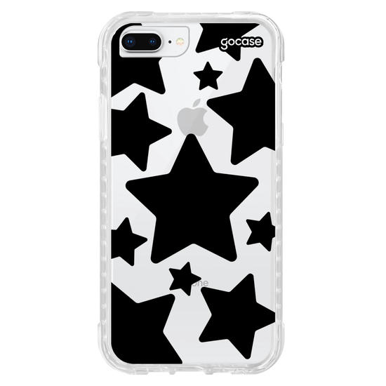 Capinha para celular Iniciais Stars Pattern