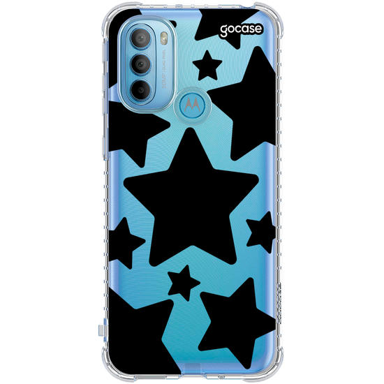 Capinha para celular Iniciais Stars Pattern