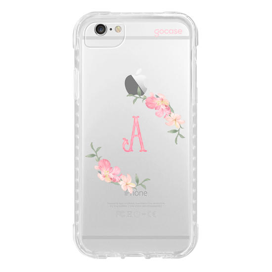Capinha para celular  Inicial Arco Floral