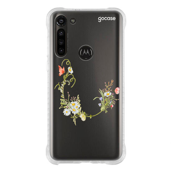 Capinha para celular Inicial Arranjo de Flores