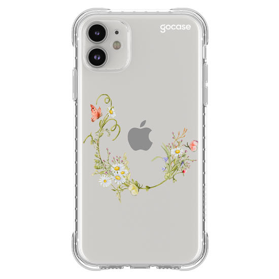 Capinha para celular Inicial Arranjo de Flores