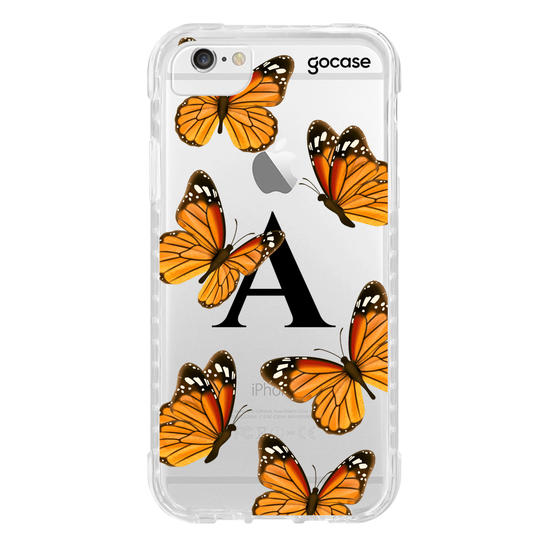 Capinha para celular Inicial Borboletas