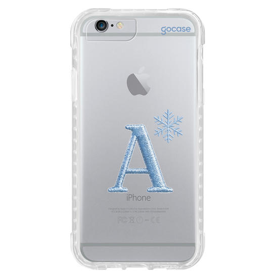 Capinha para celular  Inicial Bordada Invernal