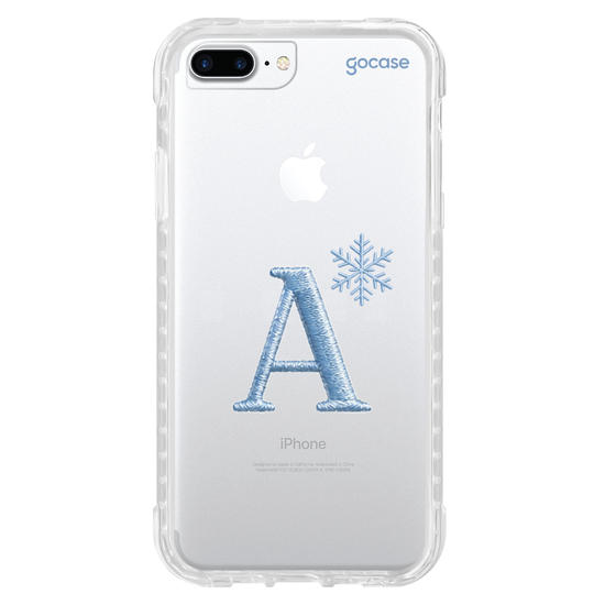 Capinha para celular  Inicial Bordada Invernal