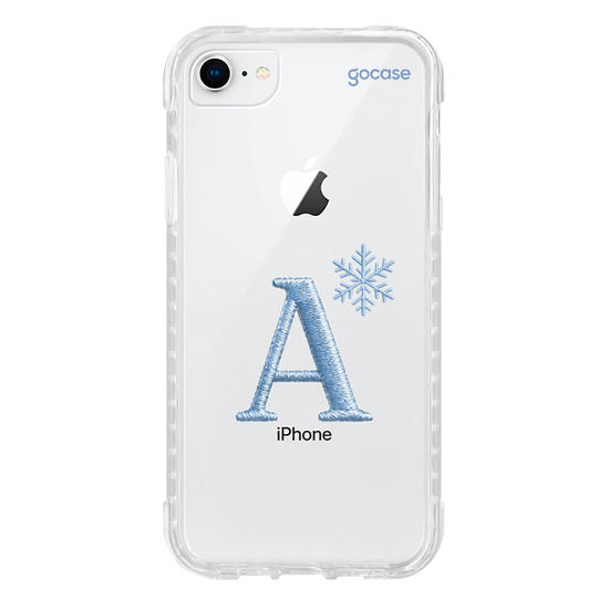 Capinha para celular  Inicial Bordada Invernal