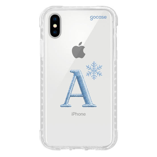 Capinha para celular  Inicial Bordada Invernal