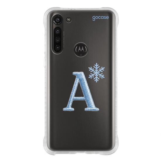 Capinha para celular  Inicial Bordada Invernal