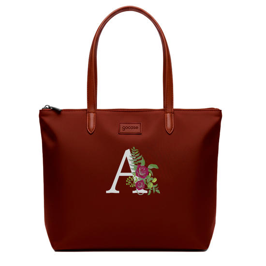 Tote Shopper -  Inicial Com Rosas