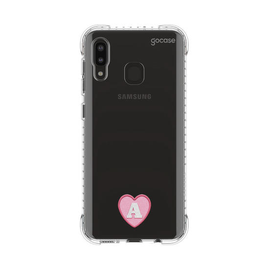 Capinha para celular  Inicial Coração Patch
