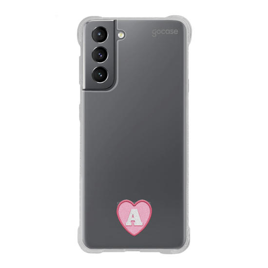 Capinha para celular  Inicial Coração Patch