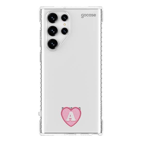 Capinha para celular  Inicial Coração Patch