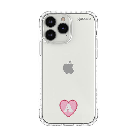Capinha para celular  Inicial Coração Patch