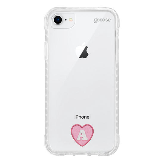 Capinha para celular  Inicial Coração Patch