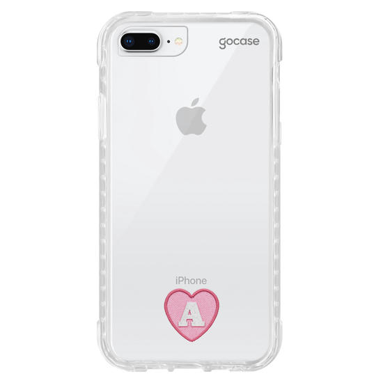 Capinha para celular  Inicial Coração Patch