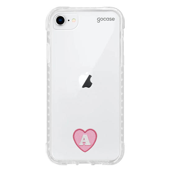 Capinha para celular  Inicial Coração Patch