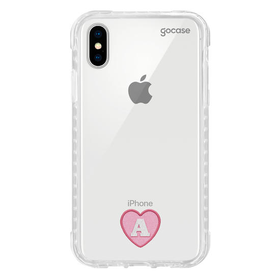 Capinha para celular  Inicial Coração Patch