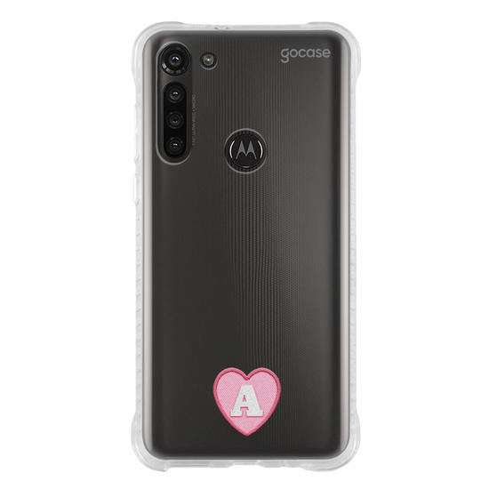Capinha para celular  Inicial Coração Patch