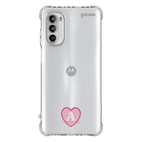 Capinha para celular  Inicial Coração Patch