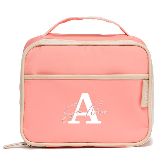 Bolsa Térmica Midi Rosa - Inicial e Nome