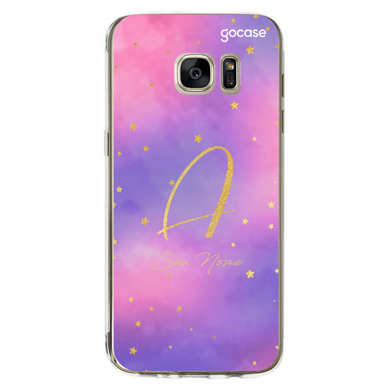Capinha para celular Inicial Estrelada