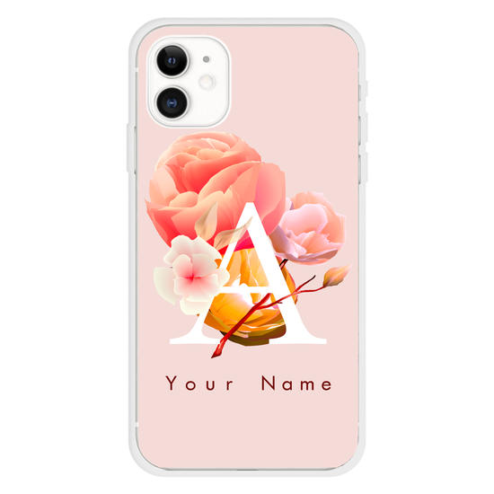 Initial Fancy Floral Phone Case