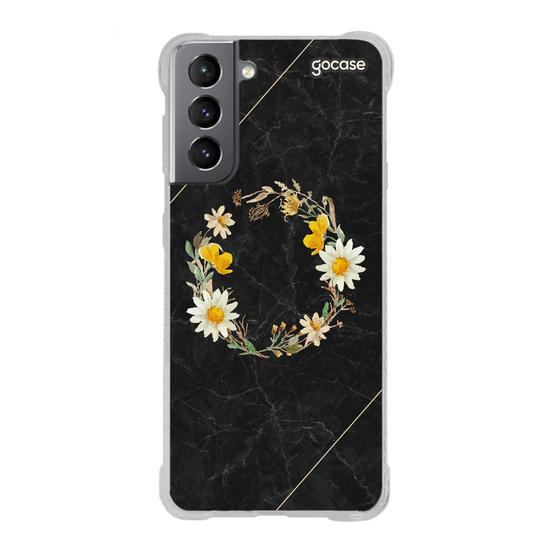Capinha para celular Inicial Floral Fancy
