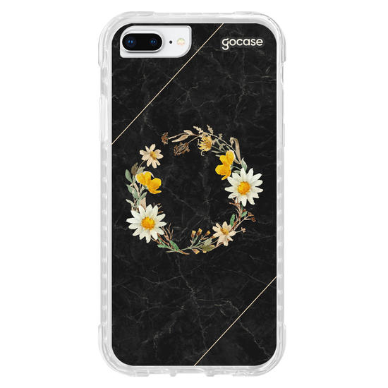 Capinha para celular Inicial Floral Fancy
