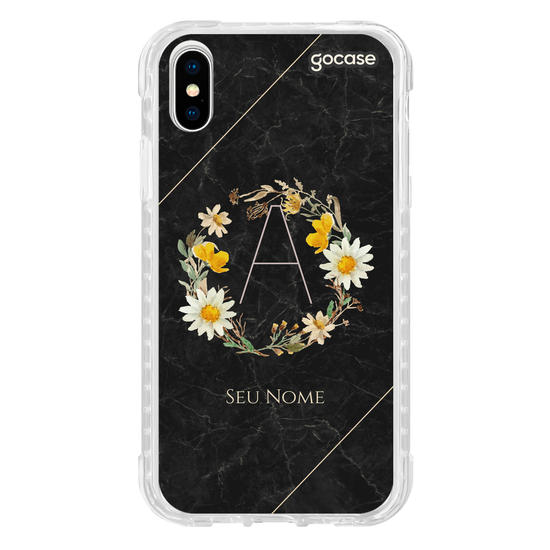 Capinha para celular Inicial Floral Fancy