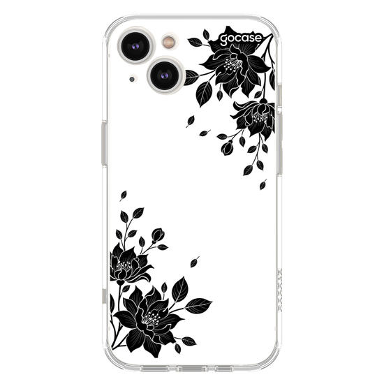  Inicial Floral Noir