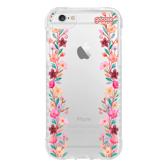 Capinha para celular  Inicial Flores de Primavera