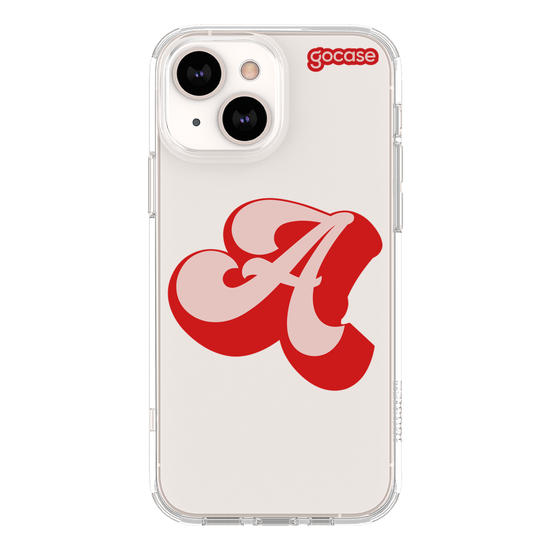 Initial Groovy Rose Phone Case