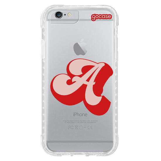 Capinha para celular Inicial Groovy Rosa