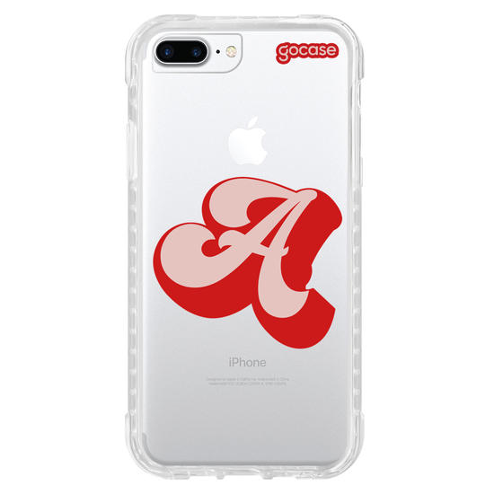 Capinha para celular Inicial Groovy Rosa