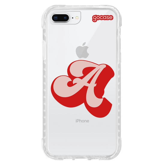 Capinha para celular Inicial Groovy Rosa
