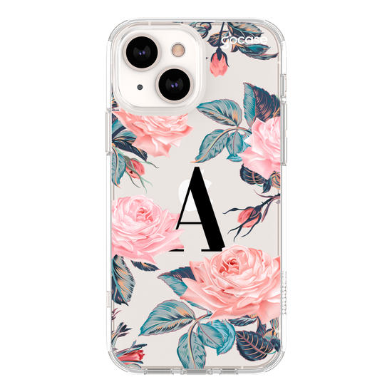 Initial Rose Garden Phone Case