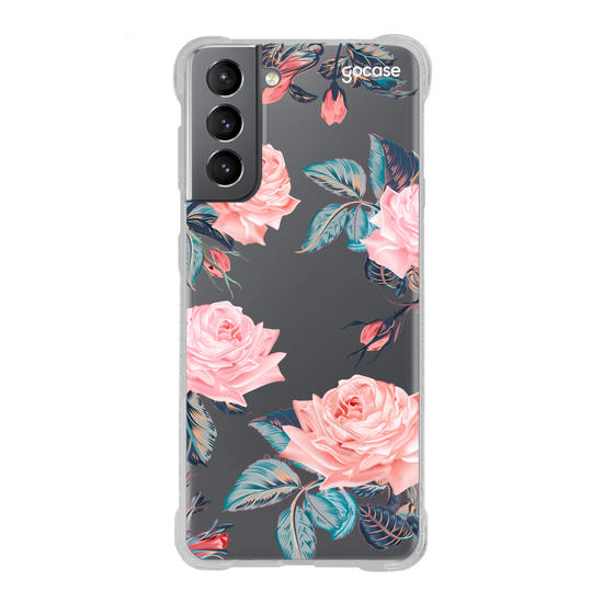 Capinha para celular Inicial Jardim de Rosas