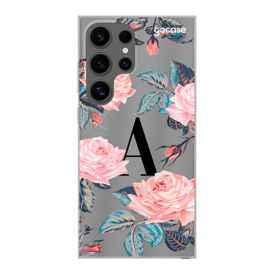Initial Rose Garden Phone Case