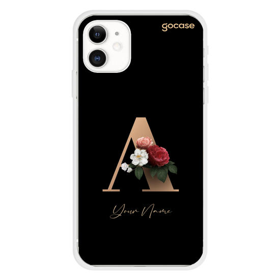 Initial Golden Garden Phone Case