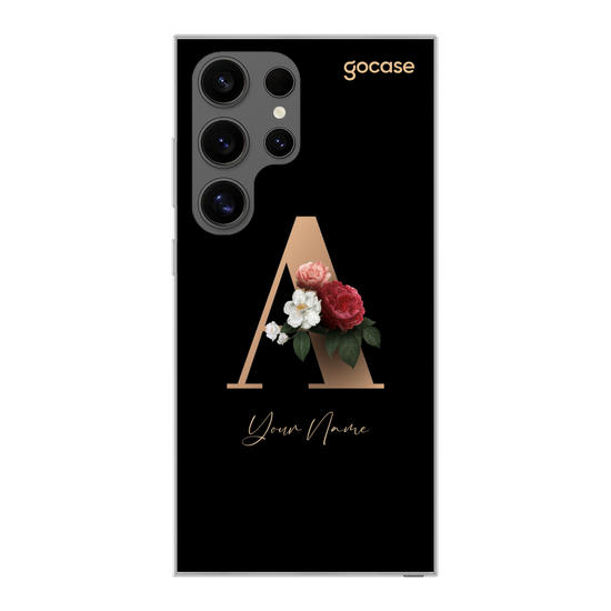 Initial Golden Garden Phone Case