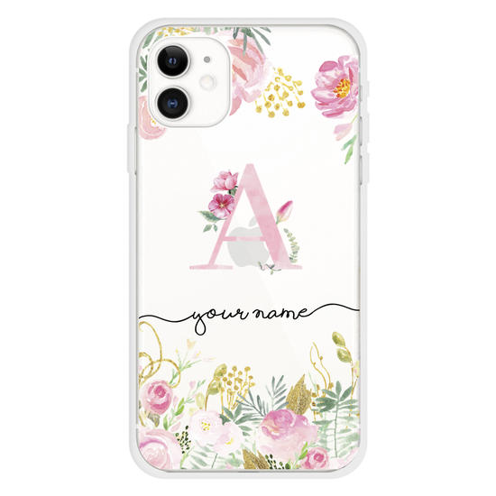 Inicial Jardim Floral - Clean Phone Case