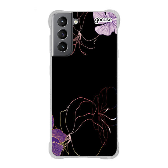 Capinha para celular Inicial Linhas Florais