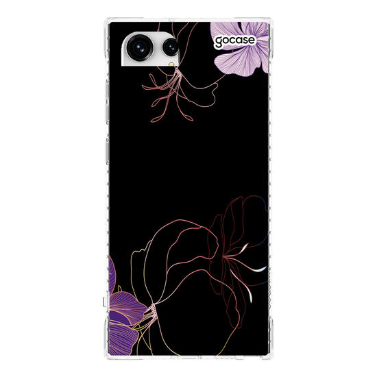 Capinha para celular Inicial Linhas Florais