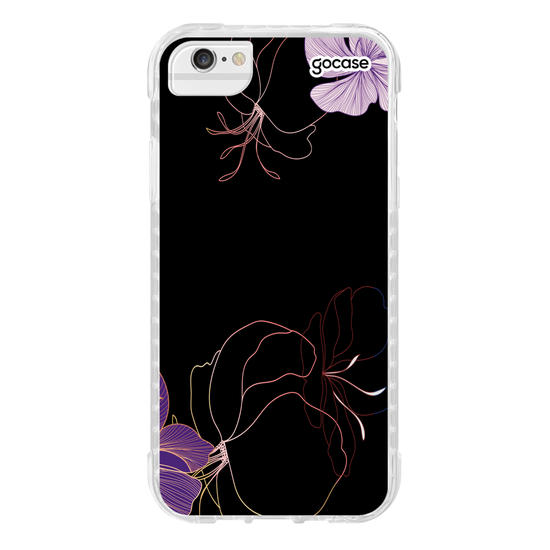 Capinha para celular Inicial Linhas Florais