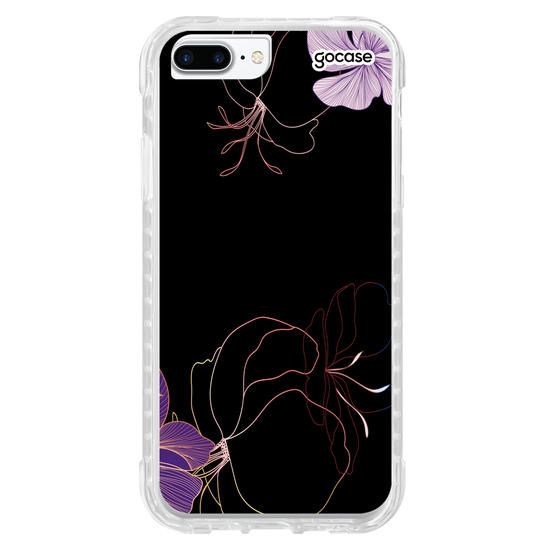 Capinha para celular Inicial Linhas Florais