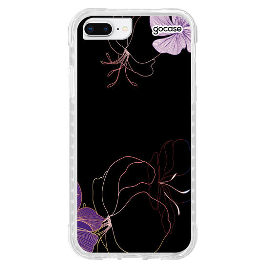 Capinha para celular Inicial Linhas Florais
